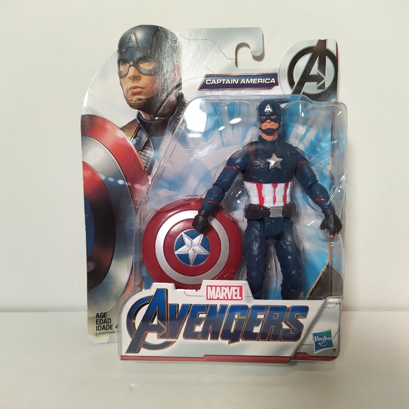 Avengers Marvel Captain America 6"-Scale Marvel Super Hero Action Figure Toy - Picture 1 of 2